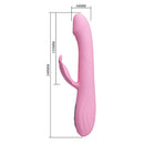 VIBRADOR BELLA RABBIT COM ESTIMULAÇÃO DE BORBOLETA E LED ROSA