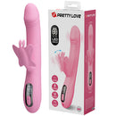 VIBRADOR BELLA RABBIT COM ESTIMULAÇÃO DE BORBOLETA E LED ROSA