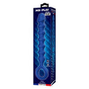 BOLAS ANAIS EM SILICONE AZUL 3,4 CM - 28,5 CM