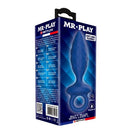 PLUG ANAL TEXTURIZADO AZUL