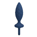 PLUG ANAL TEXTURIZADO AZUL