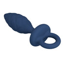 PLUG ANAL TEXTURIZADO AZUL