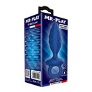PLUG ANAL TEXTURIZADO AZUL
