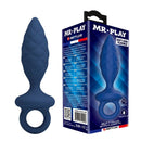 PLUG ANAL TEXTURIZADO AZUL