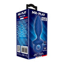 PLUG ANAL TEXTURIZADO AZUL