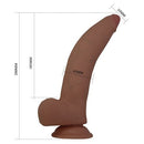 DILDO REALÍSTICO FLEXÍVEL 20CM