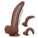 DILDO REALÍSTICO FLEXÍVEL 20CM