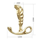 ESTIMULADOR DA PRÓSTATA JACK EM ZINCO DOURADO