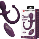 LIOEA PLUG ANAL VIBRATÓRIO COM RABO 12 FUNÇÕES ROXO COM CONTROLE REMOTO