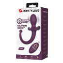 LIOEA PLUG ANAL VIBRATÓRIO COM RABO 12 FUNÇÕES ROXO COM CONTROLE REMOTO
