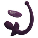 LIOEA PLUG ANAL VIBRATÓRIO COM RABO 12 FUNÇÕES ROXO COM CONTROLE REMOTO