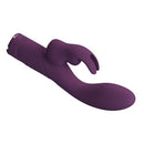 VIBRADOR COELHO RECARREGÁVEL OLIVIA COM 10 FUNÇÕES