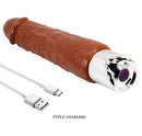 VIBRADOR REALISTA PROFISSIONAL 23,5 CM USB