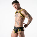 ARNÊS MILITAR COMPLETO AMARELO