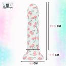 LYRA 3 DILDO DE SILICONE 17 CM CEREJAS
