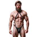BODY DE COURO ECOLÓGICO MASCULINO