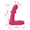 DUDEN VIBRADOR DE SILICONE RECARREGÁVEL COM 12 MODOS DE VIBRAÇÃO