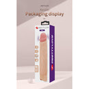 KESSLER DILDO VIBRATÓRIO REALISTA COM IMPULSO E VIBRAÇÃO USB