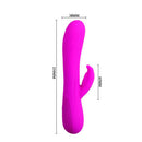 VIBRADOR COM ESTIMULADOR DE CLITÓRIS BARRETE