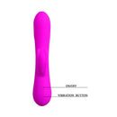 VIBRADOR COM ESTIMULADOR DE CLITÓRIS BARRETE