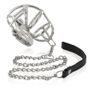 JAULA DE CASTIDADE DE METAL COM TRELA