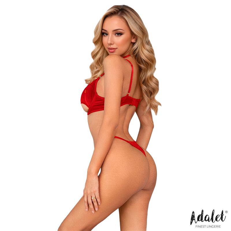 CONJUNTO DE LINGERIE ADALET INGRID COM SUTIÃ E TANGA