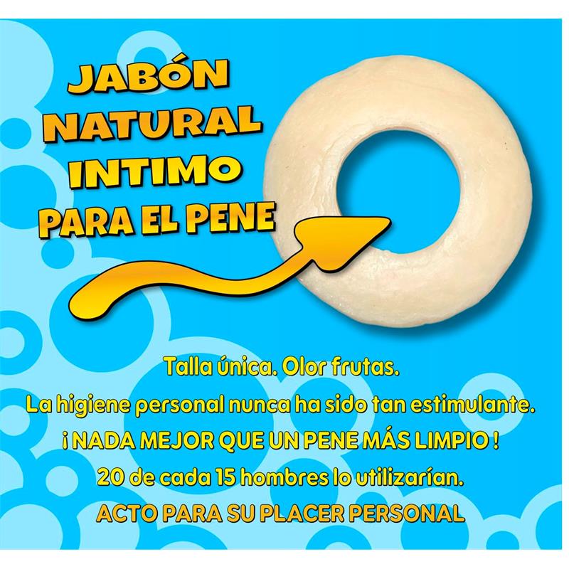 SABONETE AMARELO EM FORMA DE ANEL
