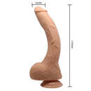JACK DILDO REALISTICO COM VENTOSA 10.6"