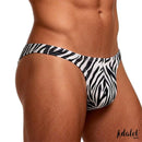 TANGA JAKE EM TECIDO ZEBRA