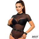 ARNÊS JIMENA COM ALGEMAS EM COURO VEGAN TAM. ÚNICO