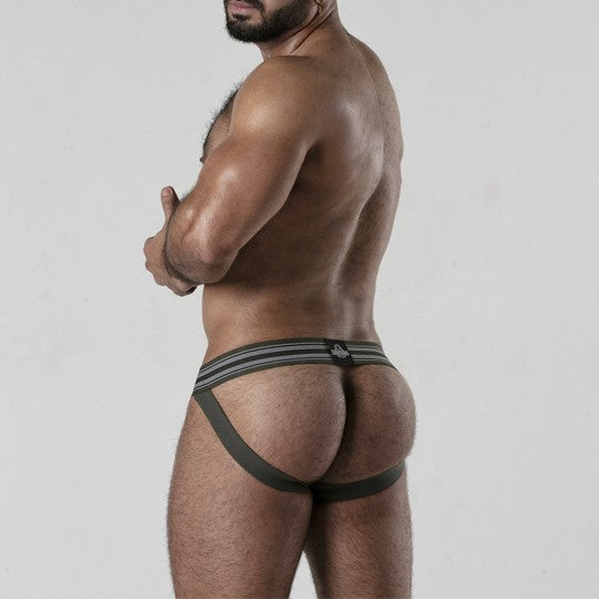 JOCKSTRAP BACKROOM BOTTOMLESS LOCKER GEAR AZUL CAQUI