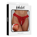 TANGA VERMELHA JULIETTE COM PÉROLAS
