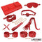 KIT BONDAGE DE 7 PEÇAS COM BOLSA DE ARRUMAÇÃO