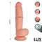 DILDO KLAUS TRIPLA DENSIDADE COM TESTÍCULOS 9.4"