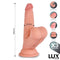 DILDO MAX TRIPLA DENSIDADE COM TESTÍCULOS 7.3"