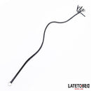 CHICOTE PRETO BRILHANTE 138CM