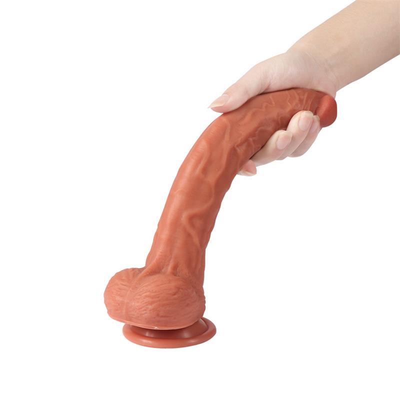 DILDO LEN EM SILICONE DUPLA CAMADA 10,43"