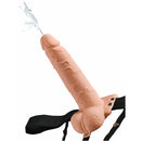 ARNÊS COM DILDO OCO E EJACULAÇÃO 7,5" HOLLOW SQUIRTING STRAP-ON FETISH FANTASY SERIES