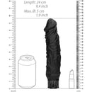 VIBRADOR REALISTICO PRETO