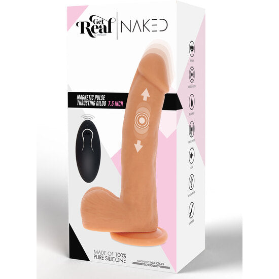 VIBRADOR REALISTICO COM CONTROLE REMOTO E MOVIMENTO VAI BEM