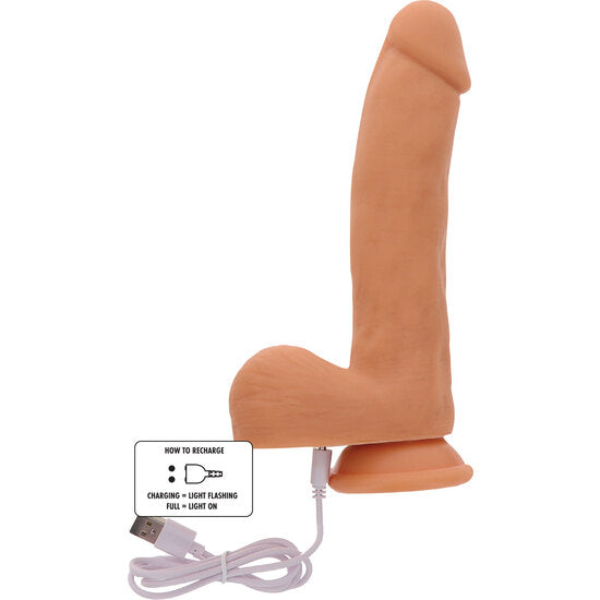 VIBRADOR REALISTICO COM CONTROLE REMOTO E MOVIMENTO VAI BEM