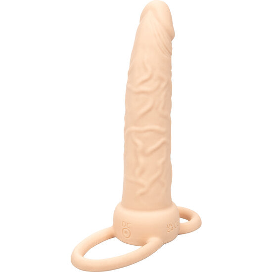 DILDO DUPLA PENETRAÇÃO COM VIBRAÇÃO USB