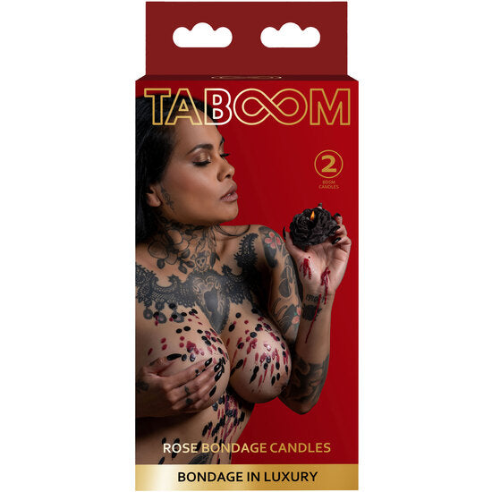 TABOOM VELAS COM FORMATO DE FLOR BDSM 2PCS