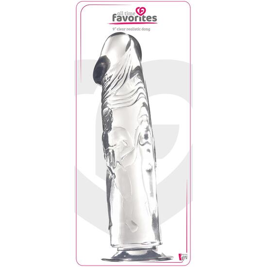 DILDO TRANSPARENTE 22,5CM