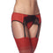 CINTO DE LIGAS VERMELHO E PRETO
