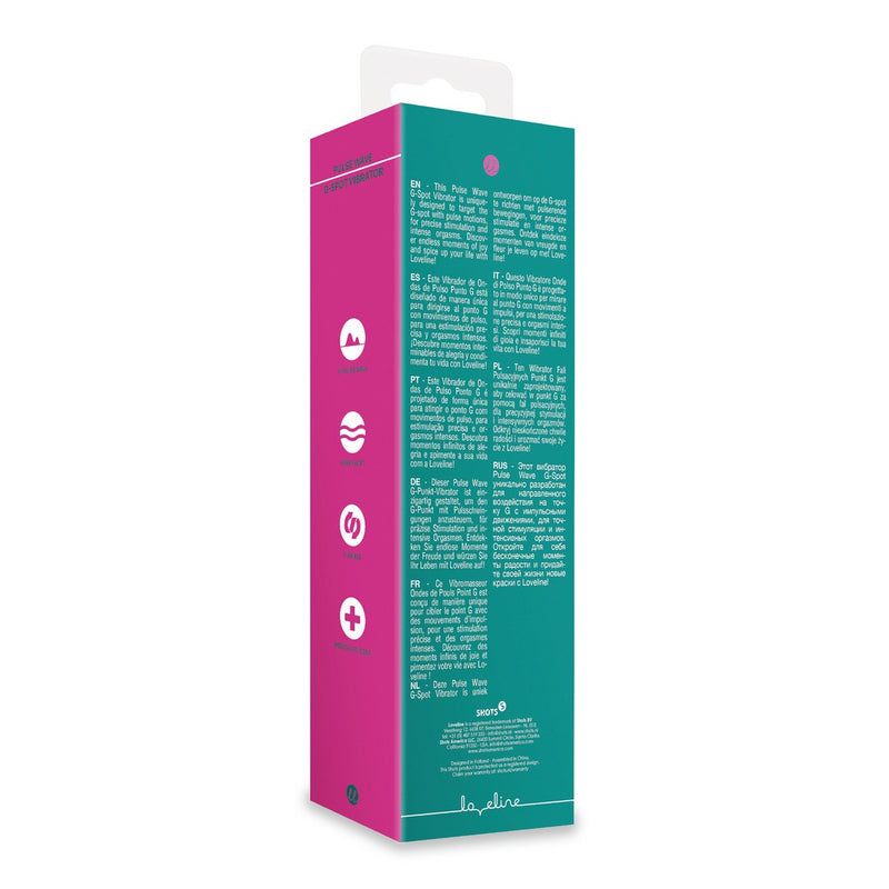 VIBRADOR PARA PONTO G PULSE WAVE GREEN CRYSTAL
