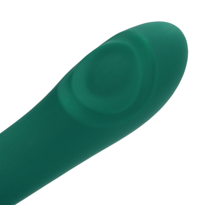 VIBRADOR PARA PONTO G PULSE WAVE GREEN CRYSTAL