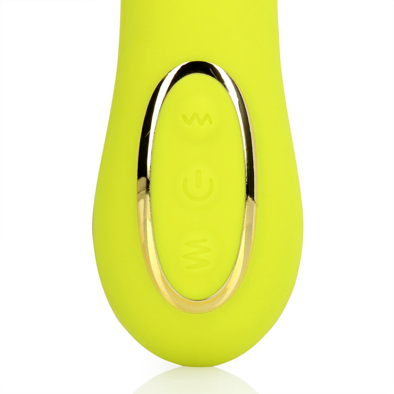 VIBRADOR PARA PONTO G WIGGLE LIME PASSION LOVELINE