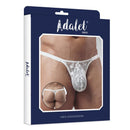 TANGA FIO DENTAL LUCA EM RENDA BRANCA