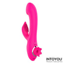 VIBRADOR MAGNOLIAPINK 3 EM 1 COM ESTIMULADOR DE CLITÓRIS E SUCÇÃO